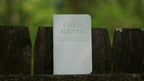 Birch Bark Field Notes on fence