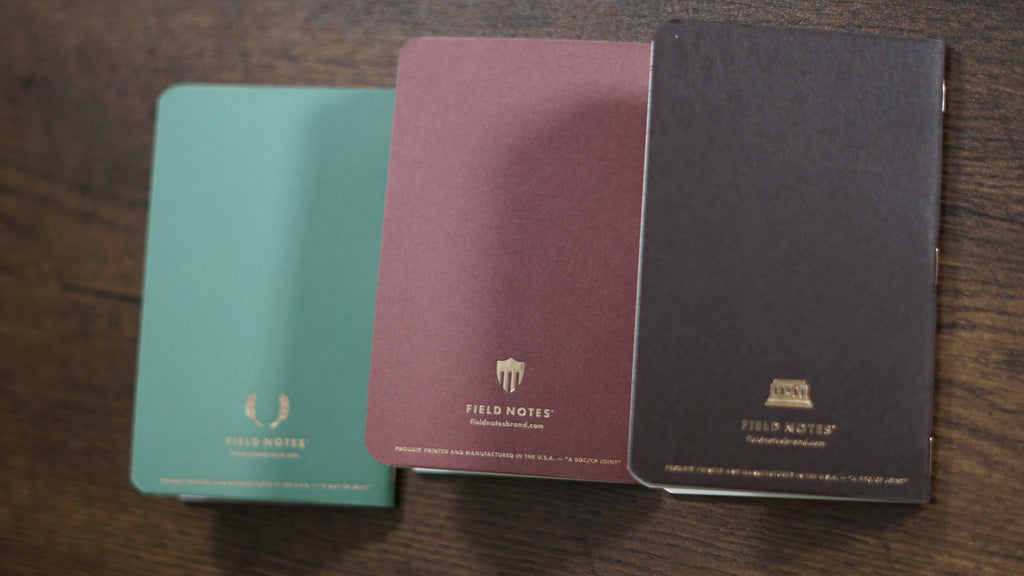 Lucky Field Notes backsides