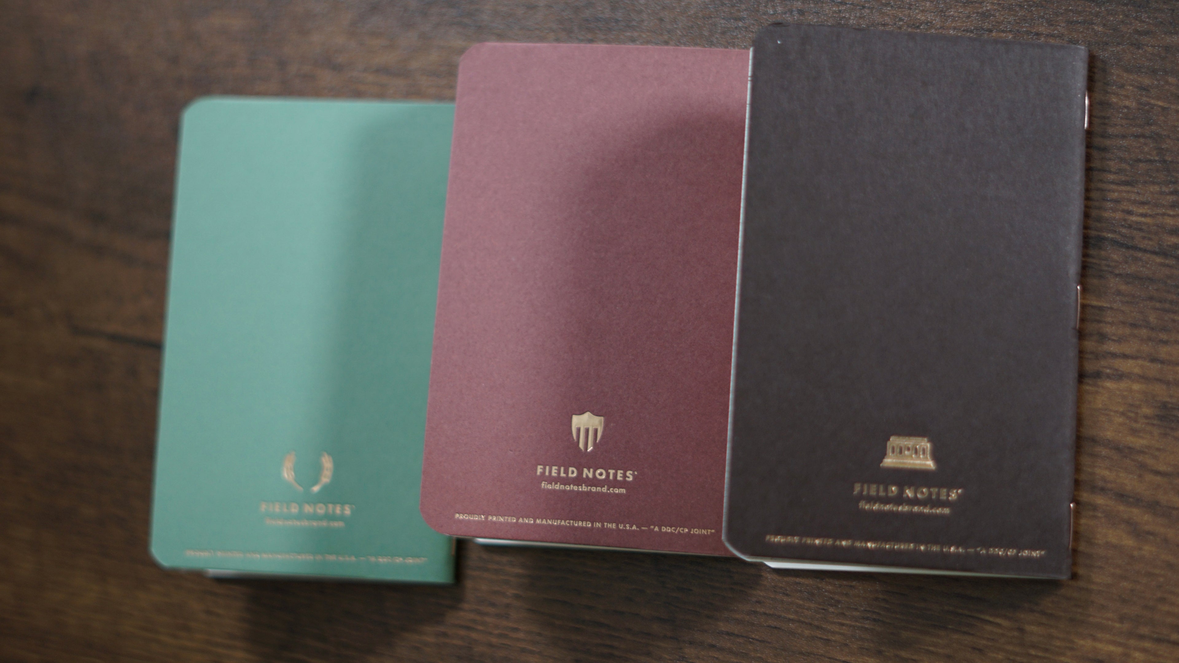 Lucky Field Notes backsides