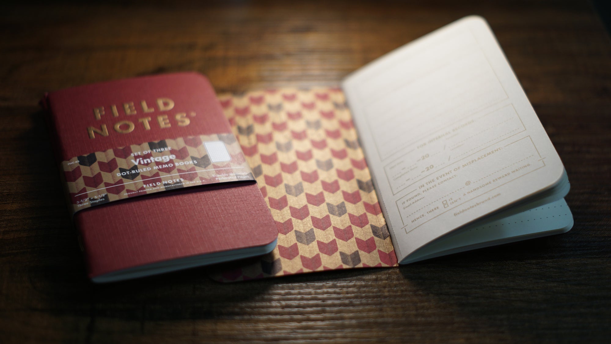 Vintage Field Notes - Dot Graph